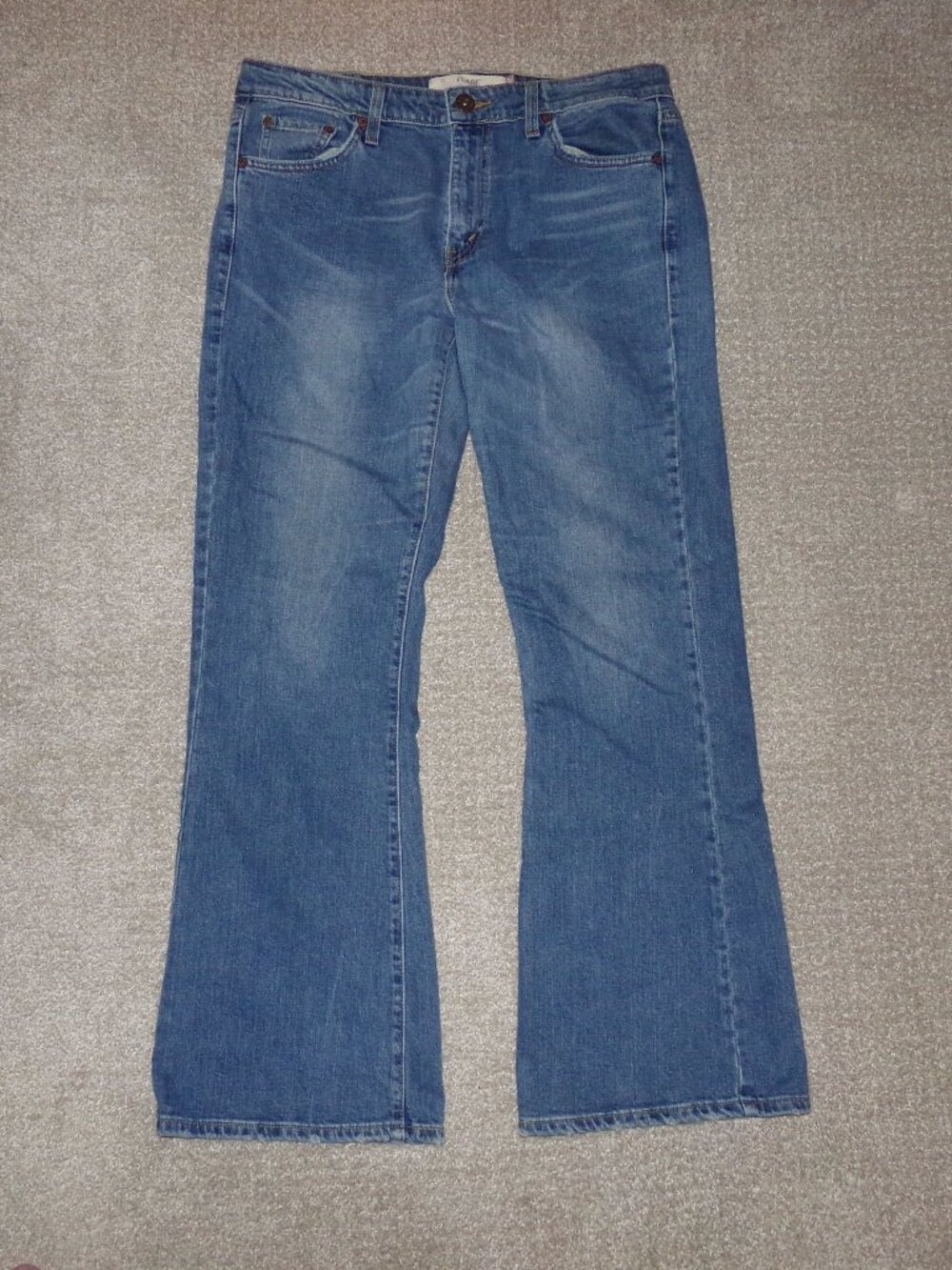 LEVIS 519 FLARE JEANS SZ 15M JR